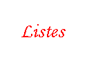 Listes